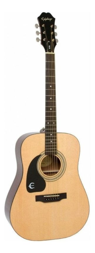 Guitarra Acústica EpiPhone Dr100 Lh Zurda 6 Cuerdas Dreadnought Natural