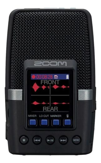 Handy Recorder Zoom H2essential 3 Mic 32 Bits Pantalla Lcd Color Negro