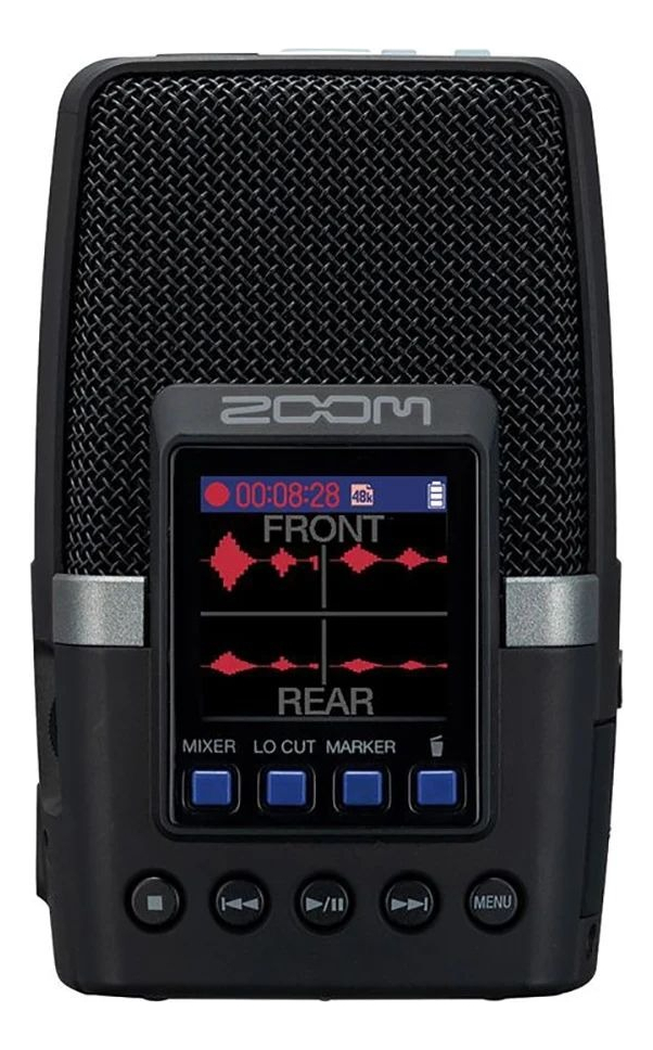 Handy Recorder Zoom H2essential 3 Mic 32 Bits Pantalla Lcd Color Negro