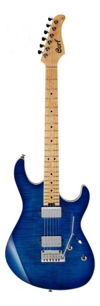 Guitarra Eléctrica Cort G290 Fat 6 Cuerdas Arce Fresno Humbucker Azul