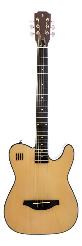 Stagg Ew3000c Guitarra Electro Acustica  1/4  Cuerpo Macizo