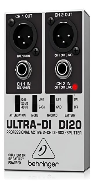 Behringer Di20 Caja Directa Activa 2 Canales