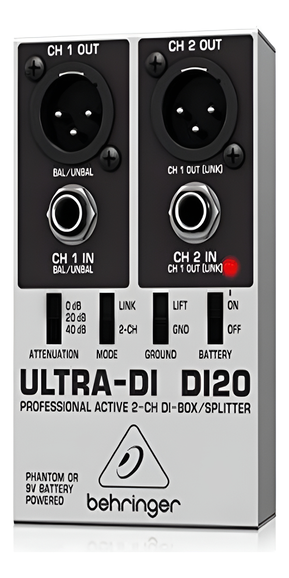 Behringer Di20 Caja Directa Activa 2 Canales