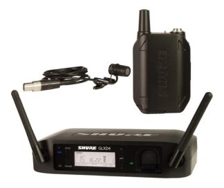 Shure Glxd14ar/85 Microfono Inalam Corbatero Uhf Shure Wl185 Color Negro