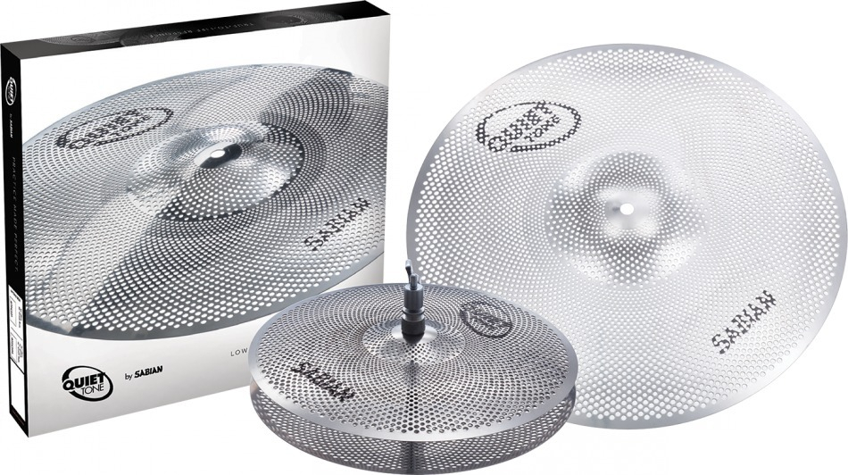 Set Platillos Sabian Quiet Tone Qtpc501 Práctica Hi-hat Crash Ride