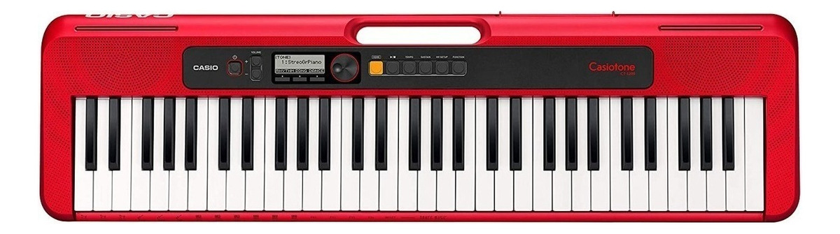 Teclado Musical Casio Casiotone Ct-s200 61 Teclas Rojo