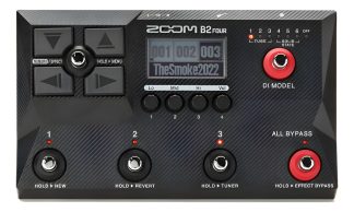 Zoom B2 Four Pedalera Multi Efecto Para Bajo Looper Usb