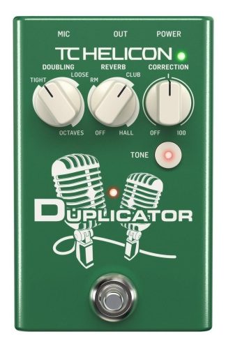 Pedal Efecto Vocal Tc Helicon Duplicator Verde 3 Efectos