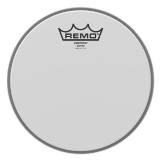 Remo Emperor Coated 14 Parche Arenado Doble Capa Bateria