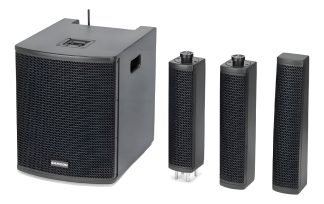 Sistema De Sonido Samson Vx812 Resound Vx8.1 700w Bt Cuo Color Negro