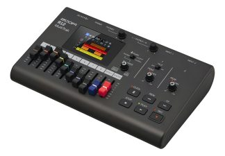 Grabadora Portátil Multitrack Zoom R12 Con Pantalla Táctil Color Negro