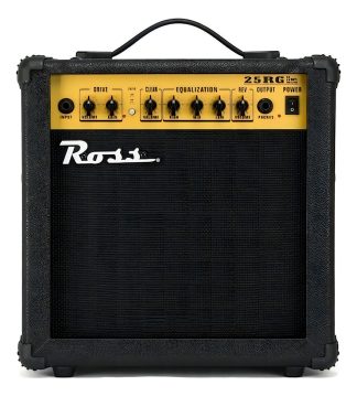 Amplificador Para Guitarra 25 Watts Ross G-25r Color Negro