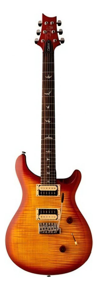 Guitarra Eléctrica Prs Guitars De Caoba 2021 Vintage Sunburst Con Diapasón De Palo De Rosa