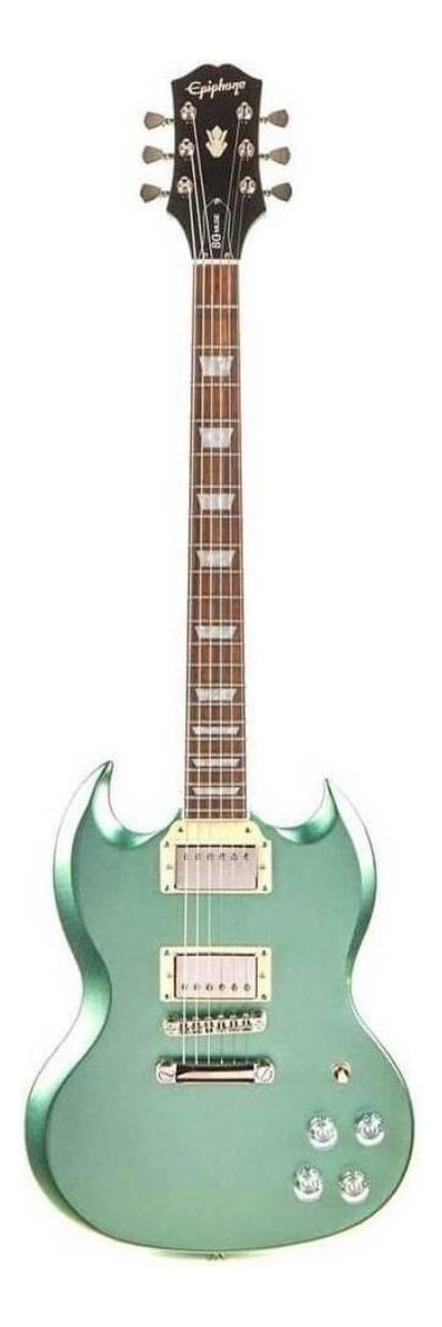 Guitarra Eléctrica EpiPhone Sg Muse Wanderlust Green Metallic 6 Cuerdas