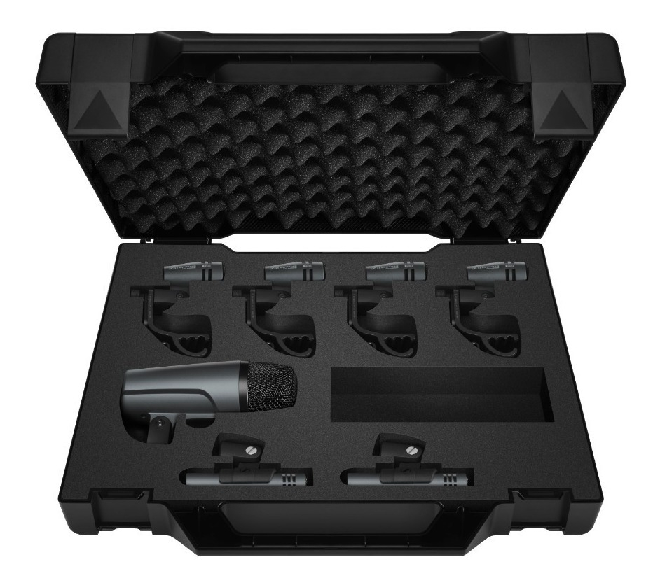 Sennheiser Drumset Set De Micrófonos Para Bateristas Negro
