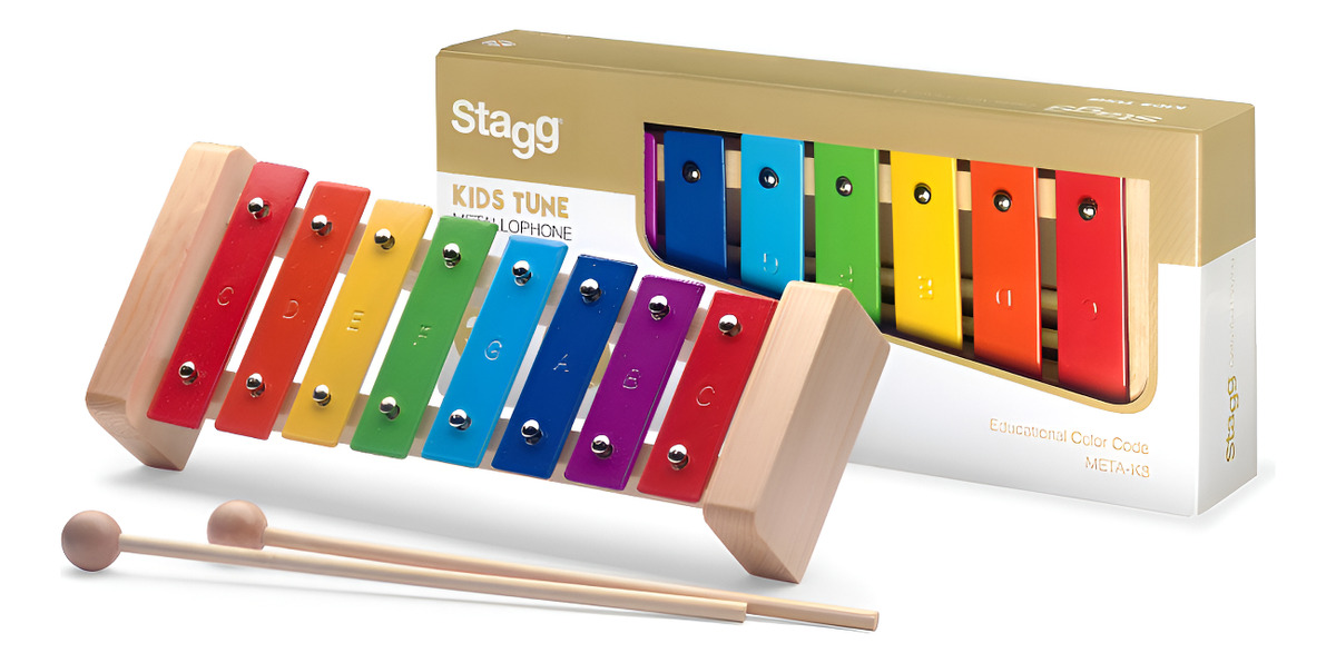 Stagg Meta K8 Metalofon Colores 8 Notas