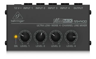 Behringer Mx400 Mini Mixer 4 Canales