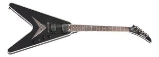 Guitarra Eléctrica EpiPhone Dave Mustaine Flying V Custom 6 Cuerdas Ébano Diestro Black Metallic