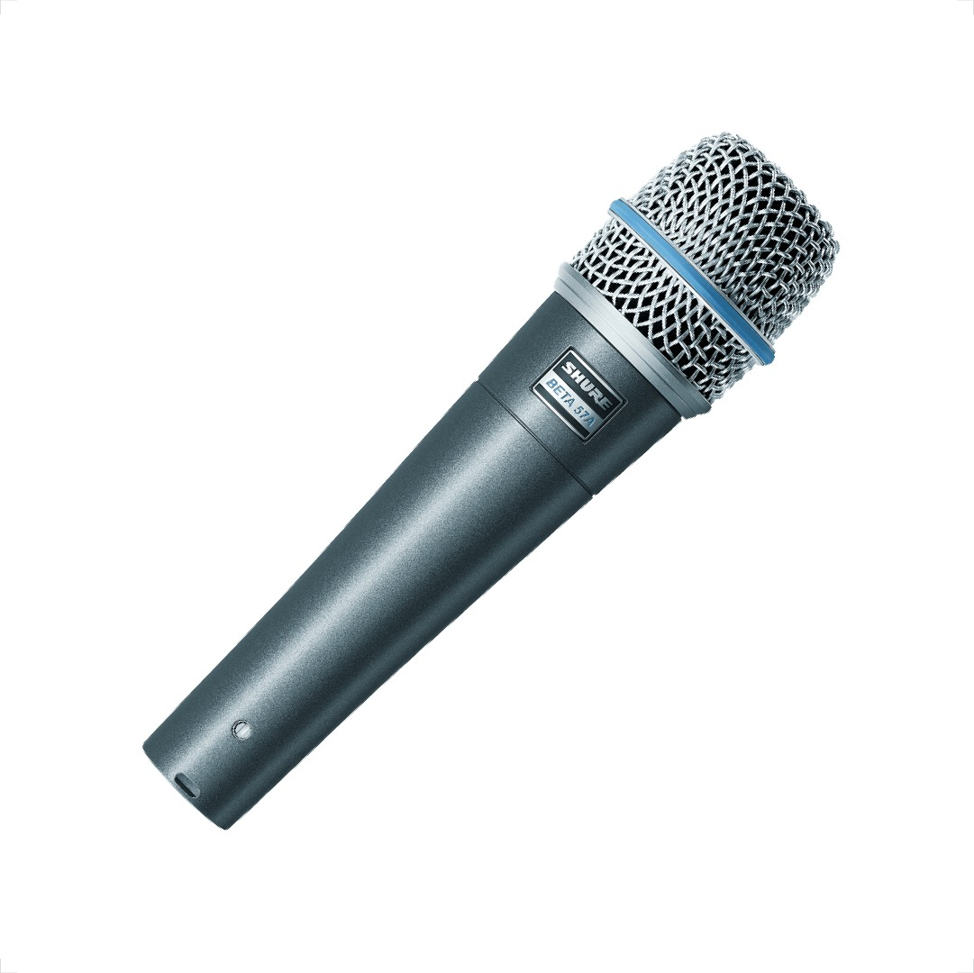Micrófono Shure Beta 57a Dinámico Instrumentos Cardioide Color Gris Negro