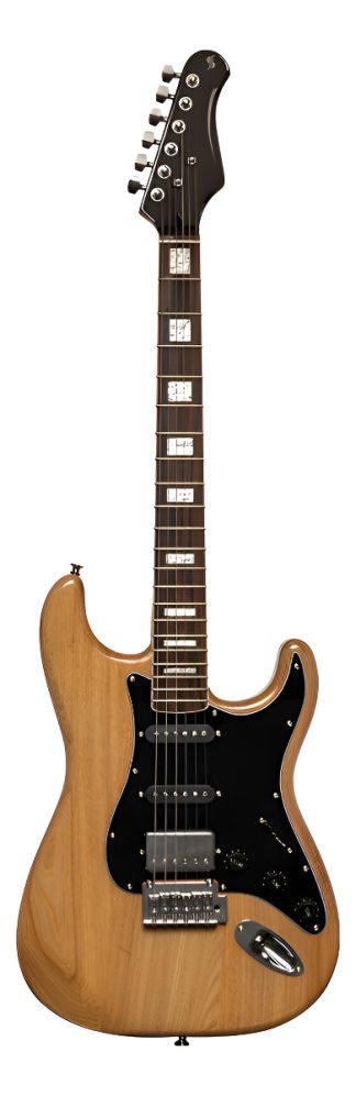 Stagg Ses60 Stratocaster Vintage Hss Guitarra Electrica Nat