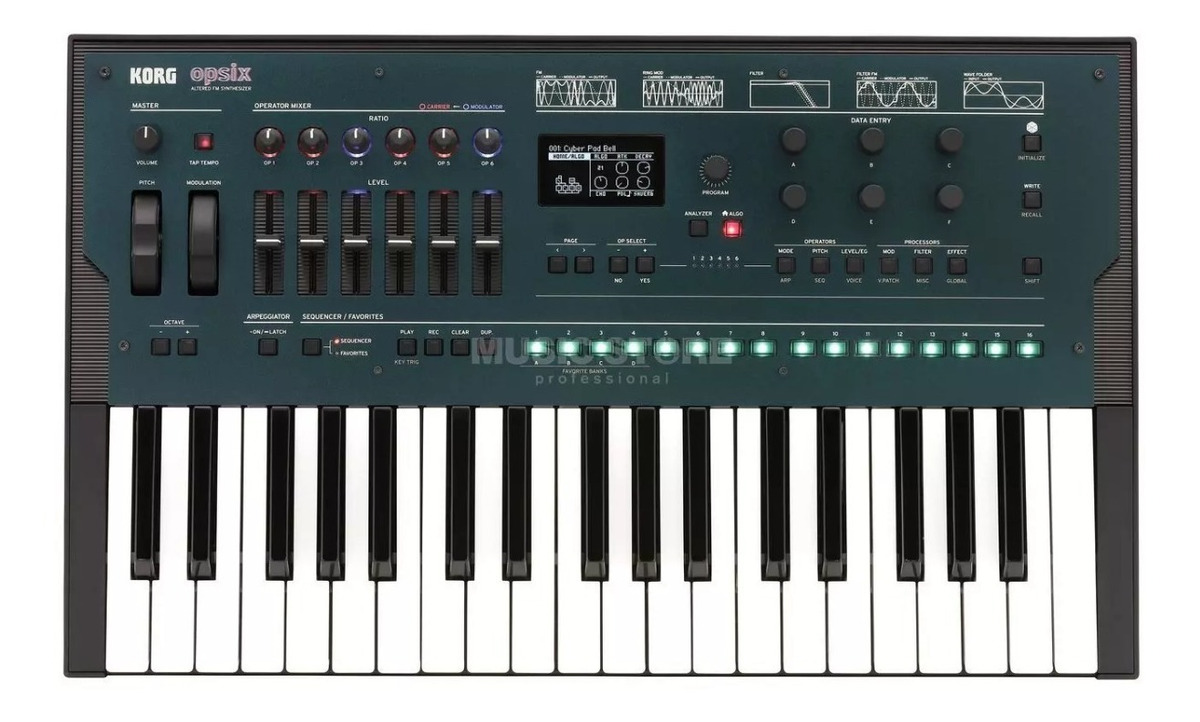 Korg Opsix Sintetizador De Fm Alterada 37 Teclas