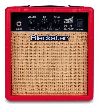 Blackstar Debut 10e Amplificador Guitarra 10 Watts Delay Color Rojo