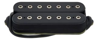 Pastilla Humbucker Guitarra Eléctrica Dimarzio Liquifire 7 String Negra Negro