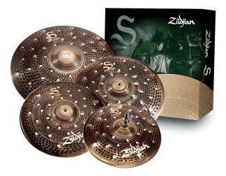 Set Platillos Zildjian S Dark Martillados 14-16-18-20 Sd4680 Negro