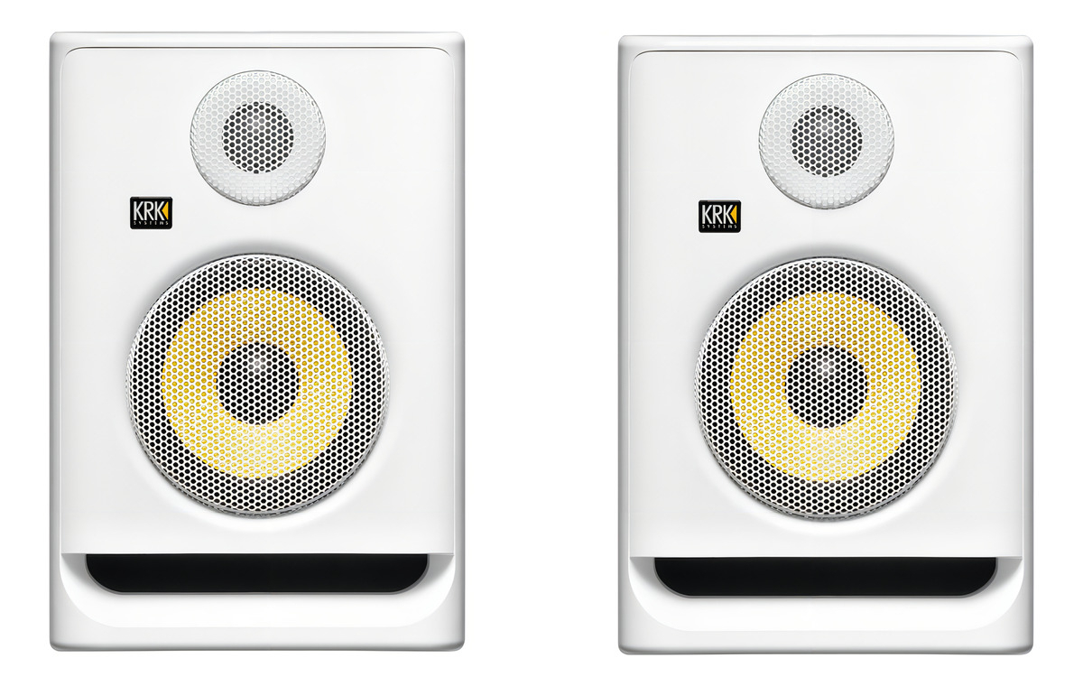 Krk Rp5 G5 Monitores Estudio Activo 110 Watts Par Color Blanco