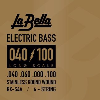 La Bella Rxs4a Encordado Para Bajo 4 Cuerdas 040 100