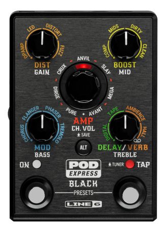 Line 6 Pod Express Pedalera Multiefecto Portatil Guitarra