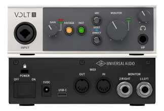 Universal Audio Volt1 Placa De Sonido Usb 1 Canal Pre Amp