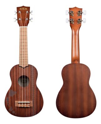 Ukelele Kala Ka-15s-h2 Soprano Caoba Satinada Tattoo