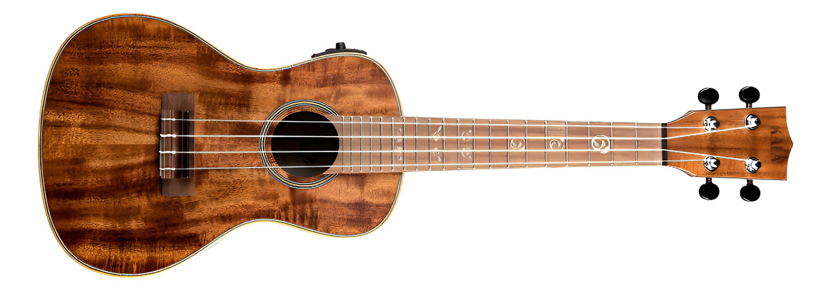 Kala Acacia Ukelele Concierto Electro Acustico Estuche Solid