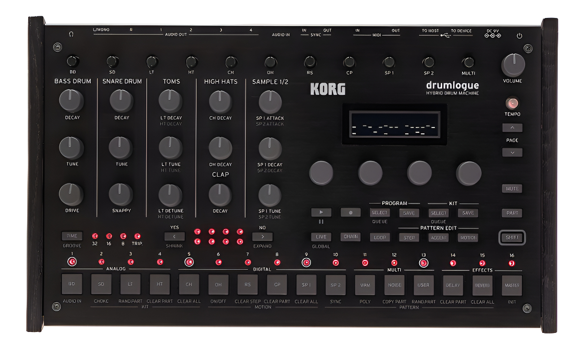 Korg Drumlogue Maquina De Ritmos Hibrida Analogica