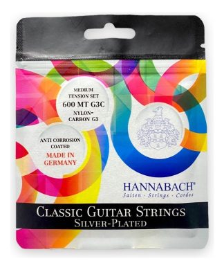 Hannabach 600 G3c Encordado Guitarra Criolla Nylon 3 Carbon