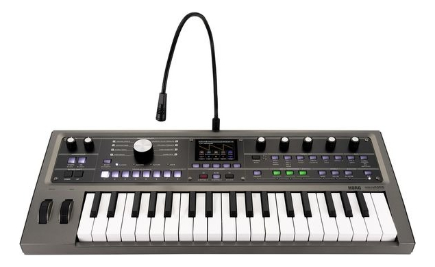 Teclado Sintetizador Korg Microkorg2 37 Teclas Plateado Midi Usb