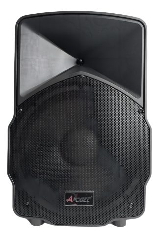 Bafle Apogee Bt 115 Activo Bluetooth Sync Estereo 300watts Color Negro