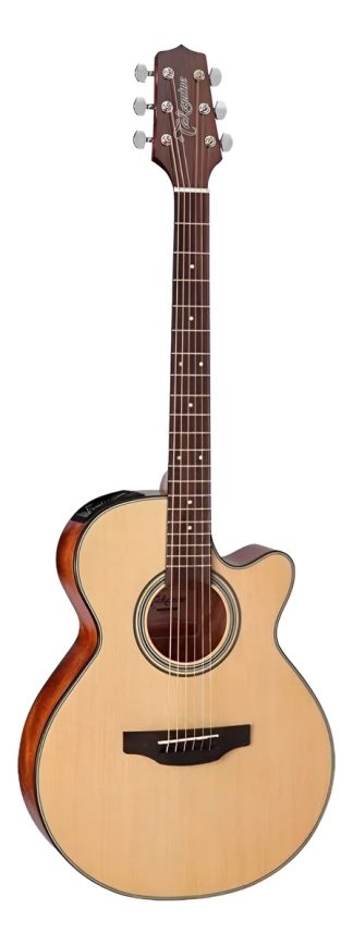 Guitarra Electroacústica Takamine Gf15ce Para Diestros Natural Ovangkol Brillante