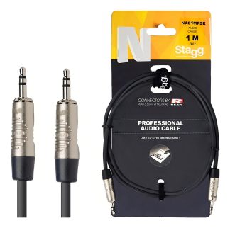 Cable Estéreo Stagg Mini Plug A Mini Plug 1 Metro