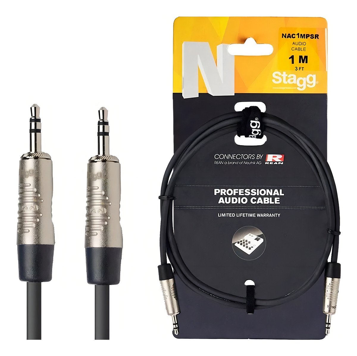 Cable Estéreo Stagg Mini Plug A Mini Plug 1 Metro