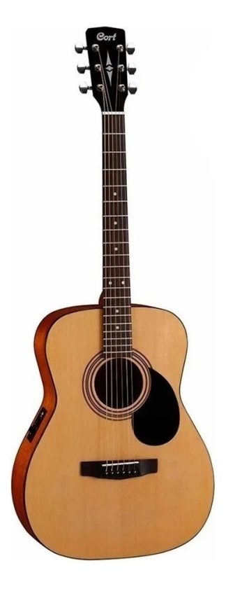 Guitarra Acústica Cort Standard Af510e Para Diestros Open Pore Diestro