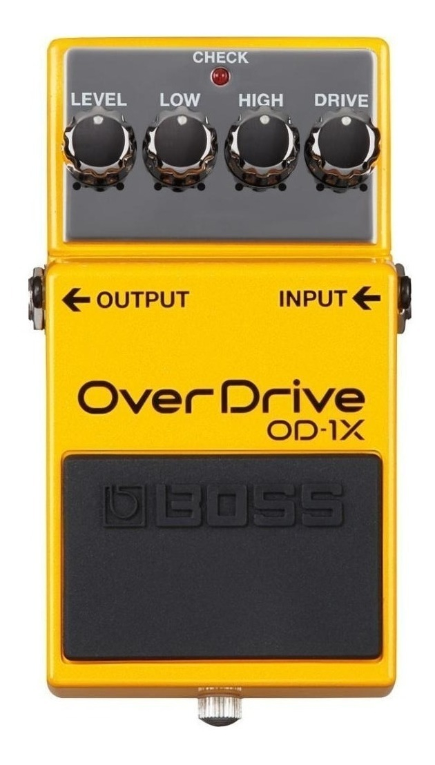 Pedal De Efectos Boss Overdrive Od-1x Amarillo