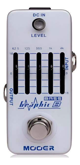 Mooer Graphic B Pedal Micro Ecualizador Bajo 5 Bandas True B