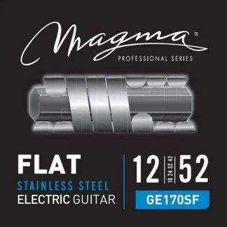 Encordado Guitarra Eléctrica Magma Flatwound 12-52 Acero Inoxidable
