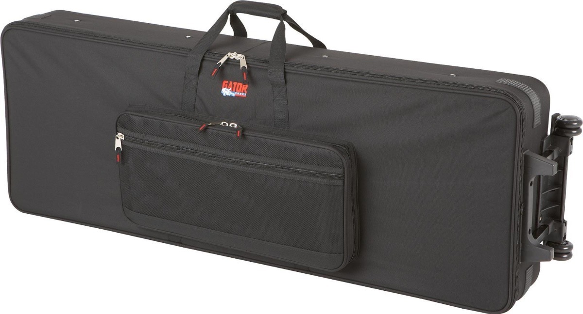 Gator Gk76 Estuche Semi Rigido Teclado 76 Teclas Con Ruedas
