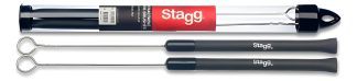 Stagg Sbru20rm Escobillas De Metal Agarre Plastico
