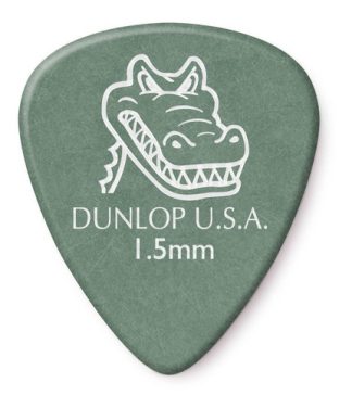 Pack De Puas Jim Dunlop 417p1.50 Gator Grip Std 1.50 X12 Color Verde