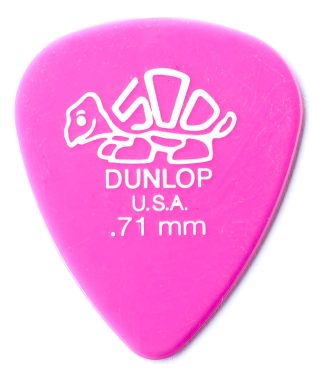Jim Dunlop 41p 0.71 Delrin 500 Pack 12 Puas