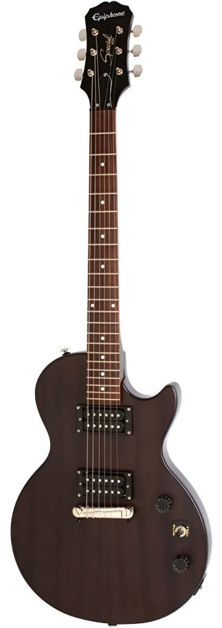 EpiPhone Guitarra Eléctrica Les Paul Marrón Oscuro Con Diapasón De Palo De Rosa Diestro